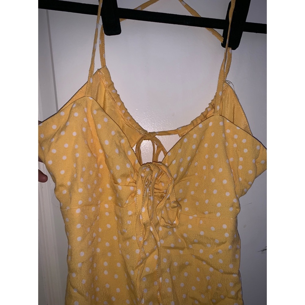Mini yellow dress